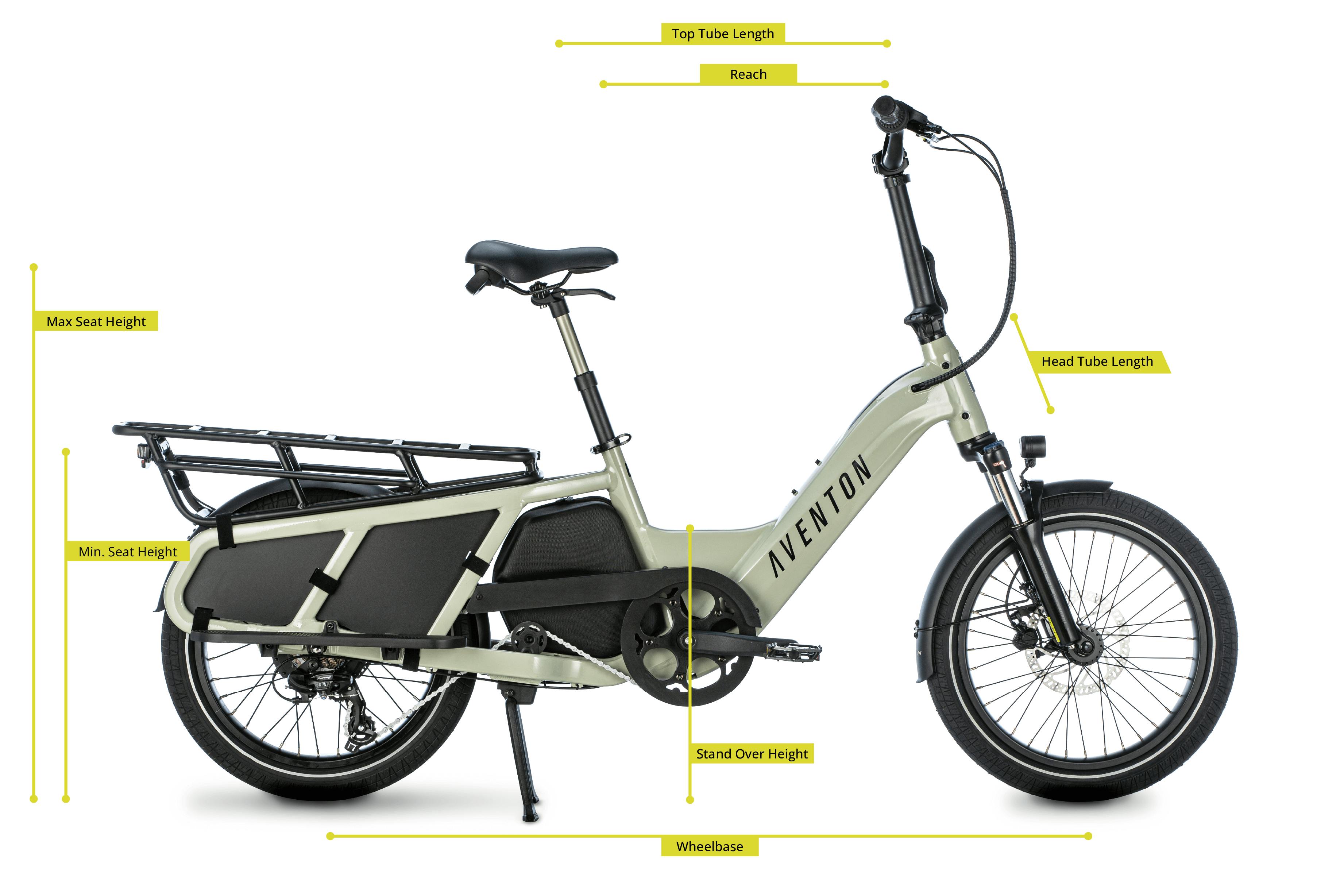 Abound Step Through Electric Cargo Bike Aventon Ebikes